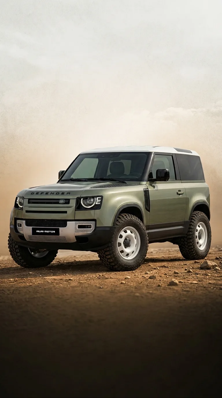 Land Rover Defender verde